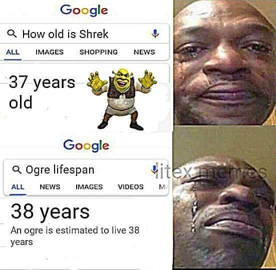 Shrek not wholesome posting