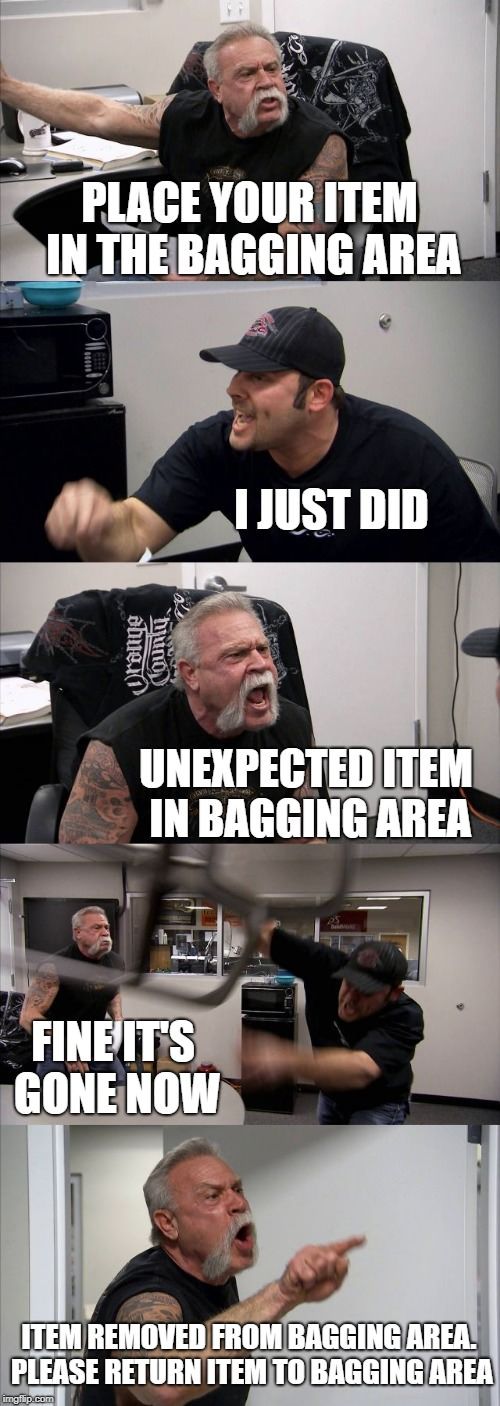 Every time I go to the grocery store
