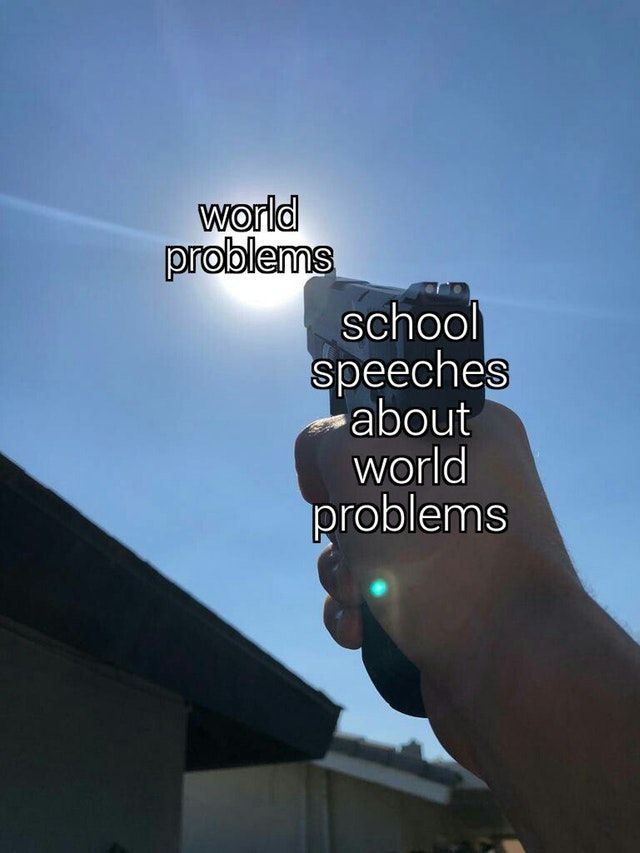 You tried