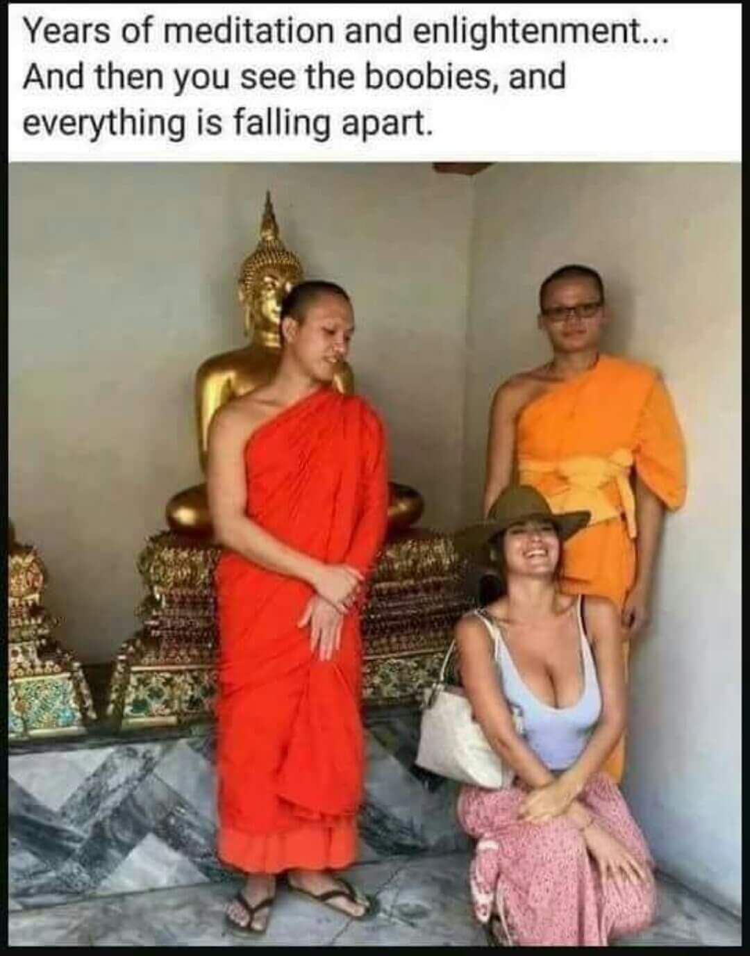 Enlightenment ain't got nothing on boobies!