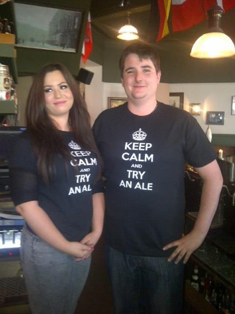 When pub staff T-shirts go wrong.