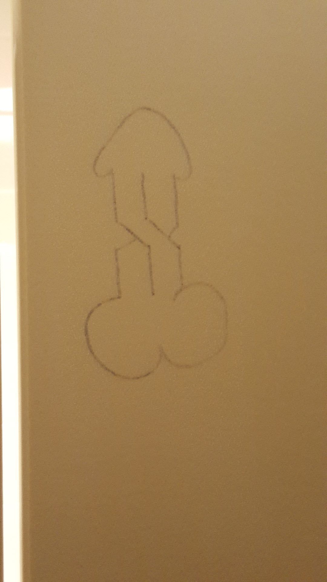I was in a public restroom when I discovered this sacred rune...
