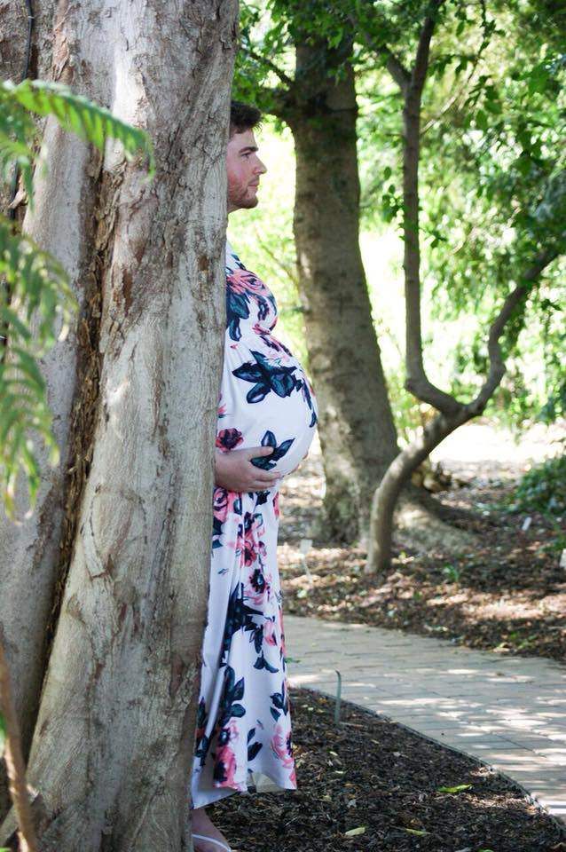 My wife was scrolling through an album of her friends maternity photos and came across this one. He's such a beautiful mother.