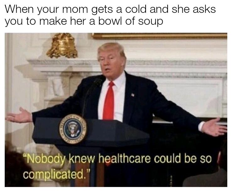 This is so sad, can we just throw the entire healthcare system out?
