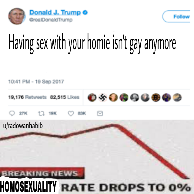 Now you're homiesexual