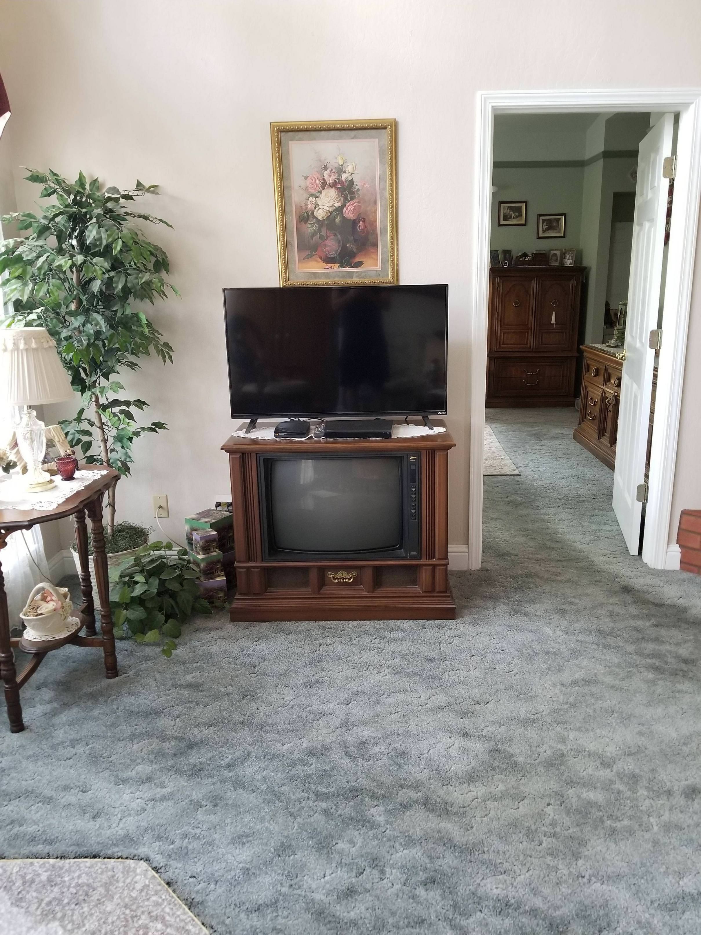 My grandma upgraded her tv