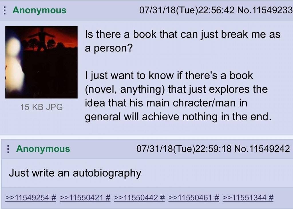 Anon wants a book