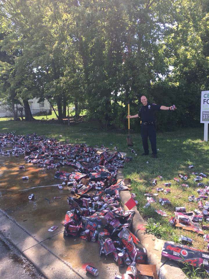 Our local police department made a massive coke bust this morning...