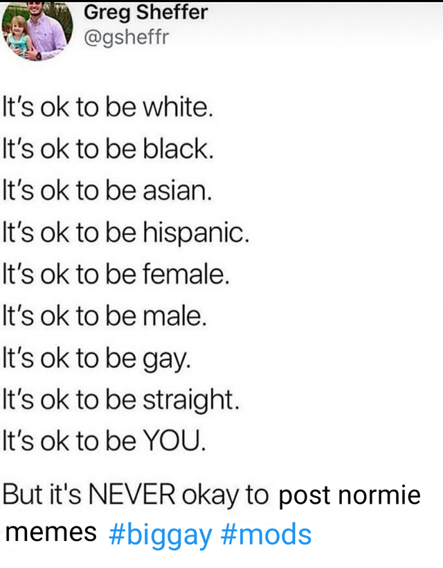 Always rember it's ok to be you! As long as you're dank