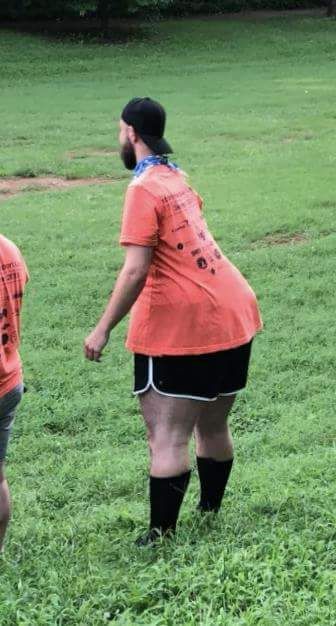 Do NOT bend over during a panoramic...