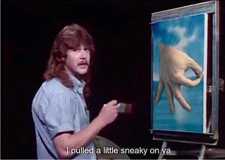Don't look at the painting
