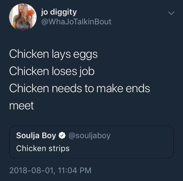 Oh baby, shake those feathers