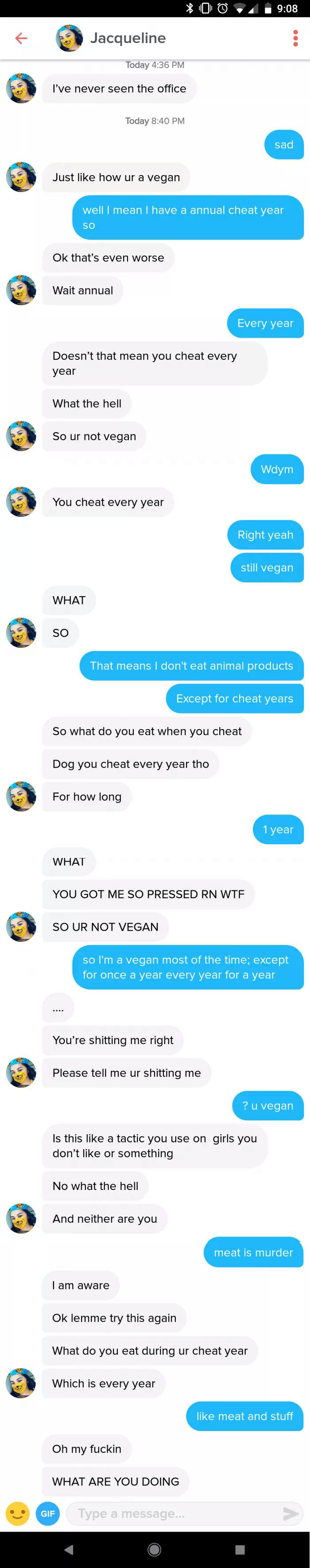 Vegan Cheat Year