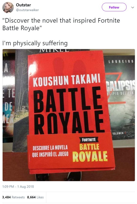 The Fortnite is invading other mediums