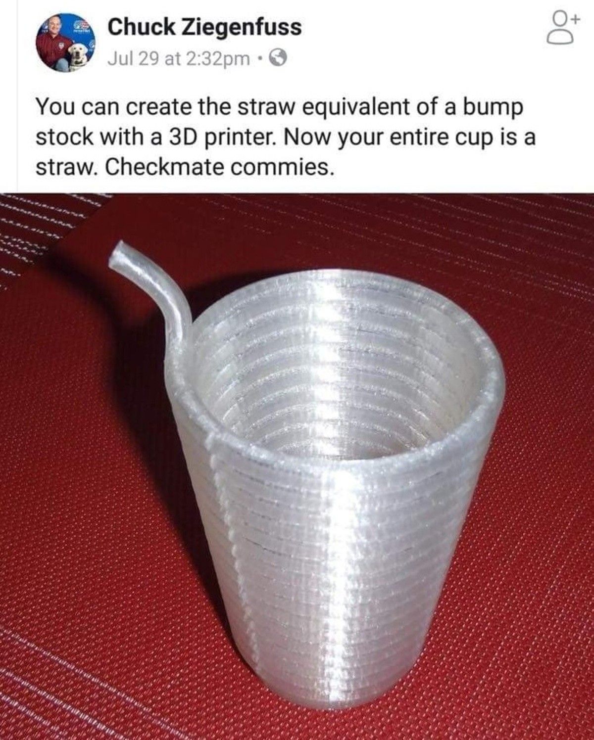 Fully automatic assult straw