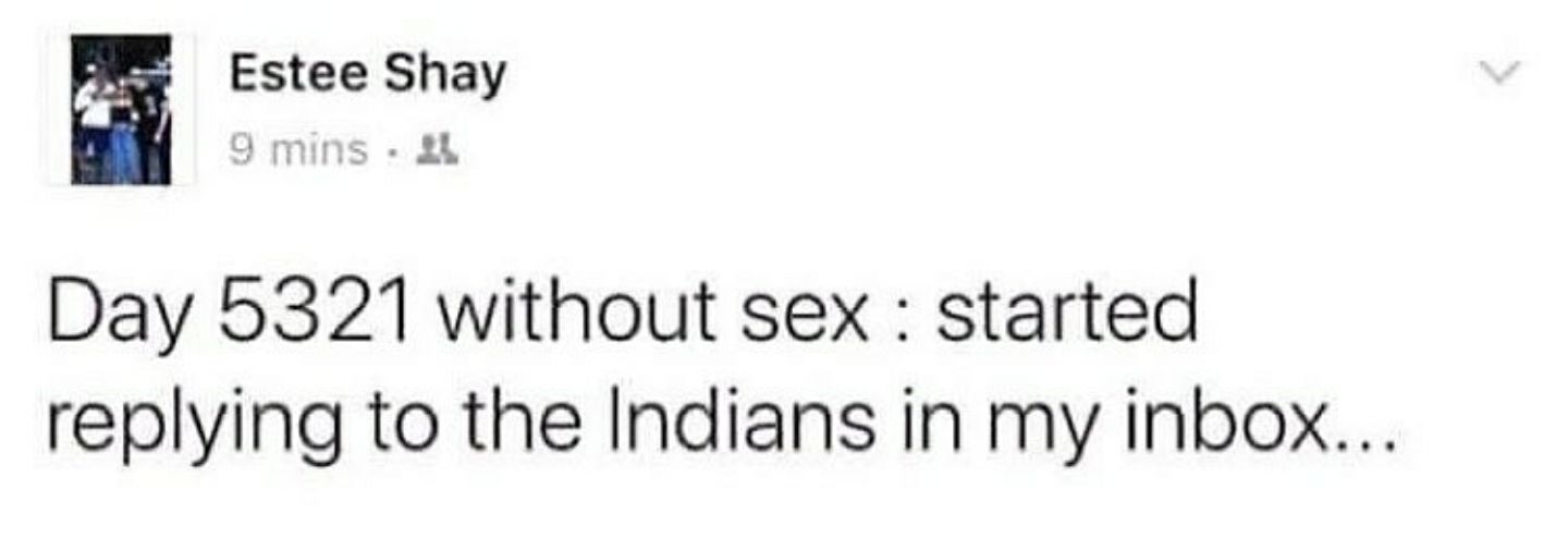 Nobody's that desperate
