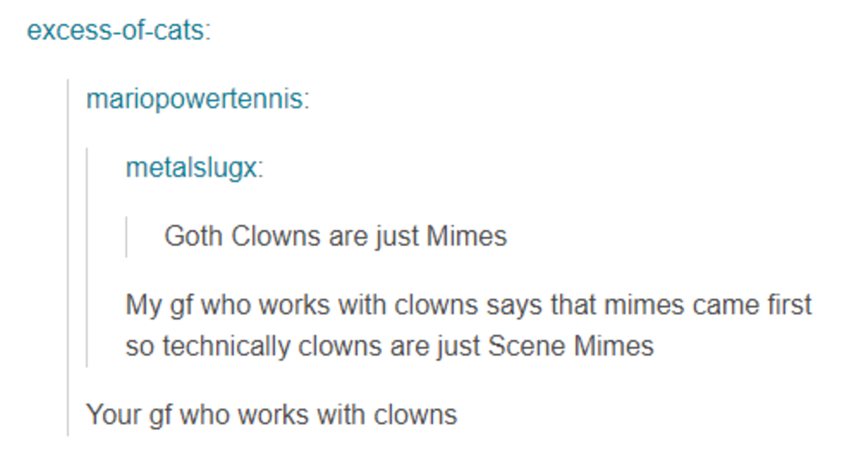 Stop clowning around and get back to work