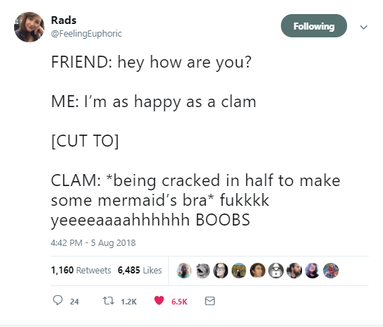 This clam produces no pearls