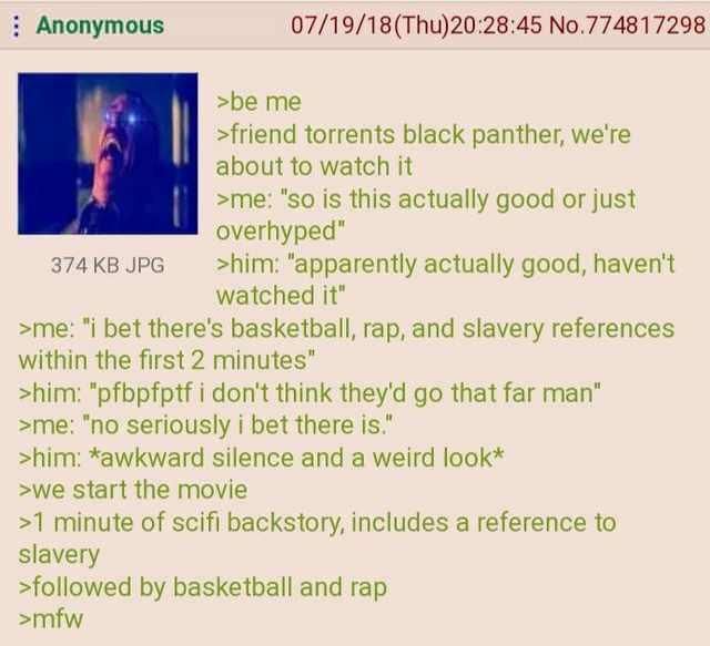 Anon is racist