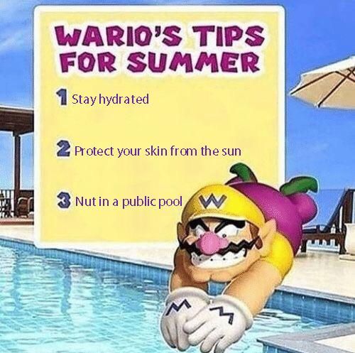 Wario knows how to have fun