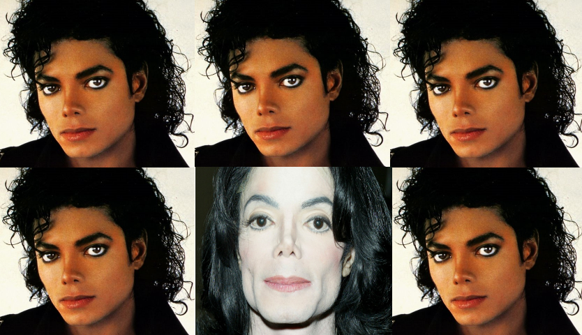 The five Jacksons and little Mickael