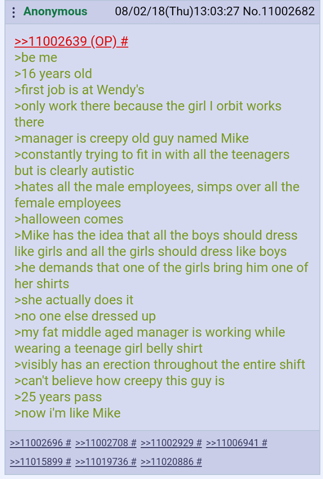 Anon doesn't like Mike
