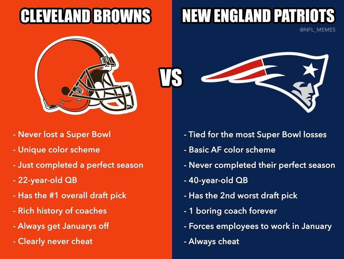Browns VS Patriots