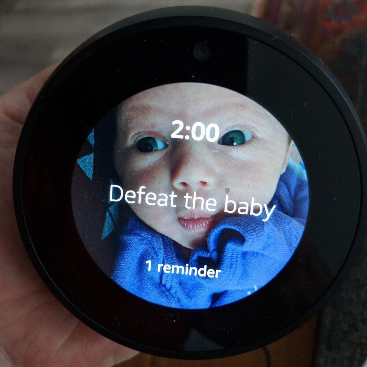 Alexa, remind me to feed the baby