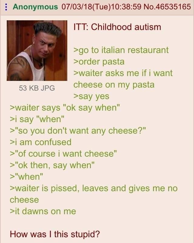 Anon wants cheese
