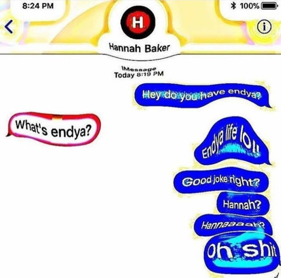 Hannah just be trollin