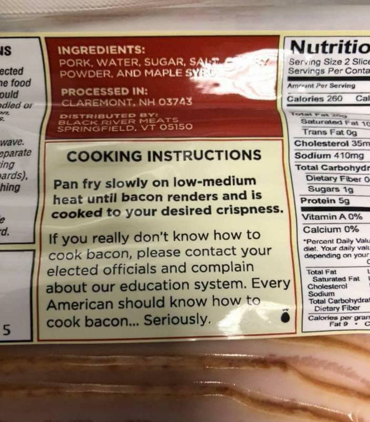 Bacon public service announcement