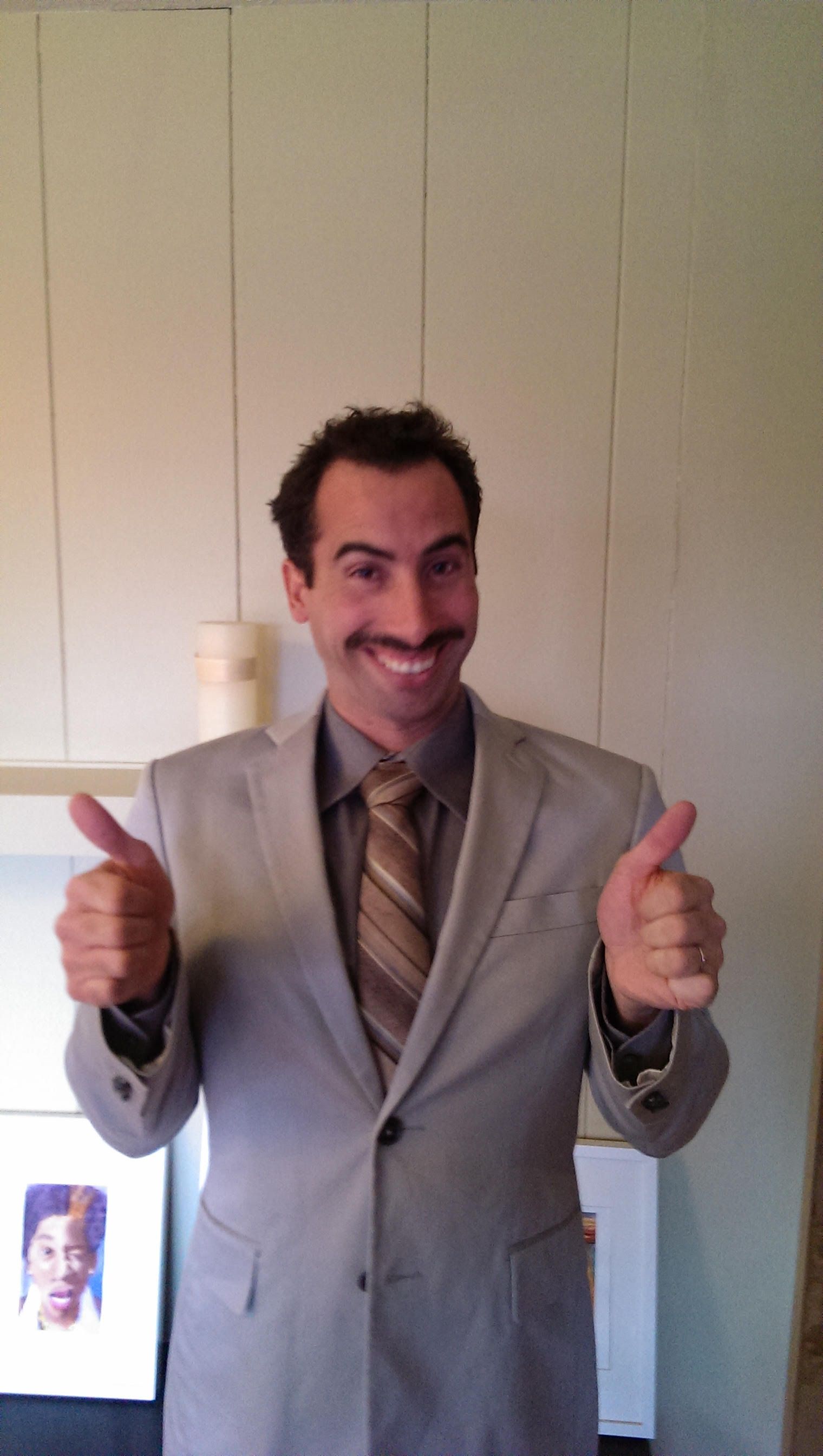 My Dad Dressed up as Borat For Halloween
