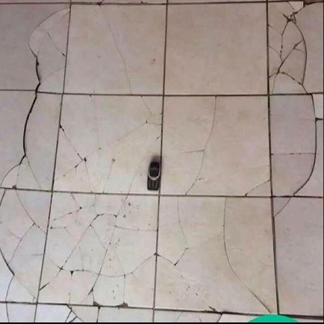 This is what happens when you drop your nokia