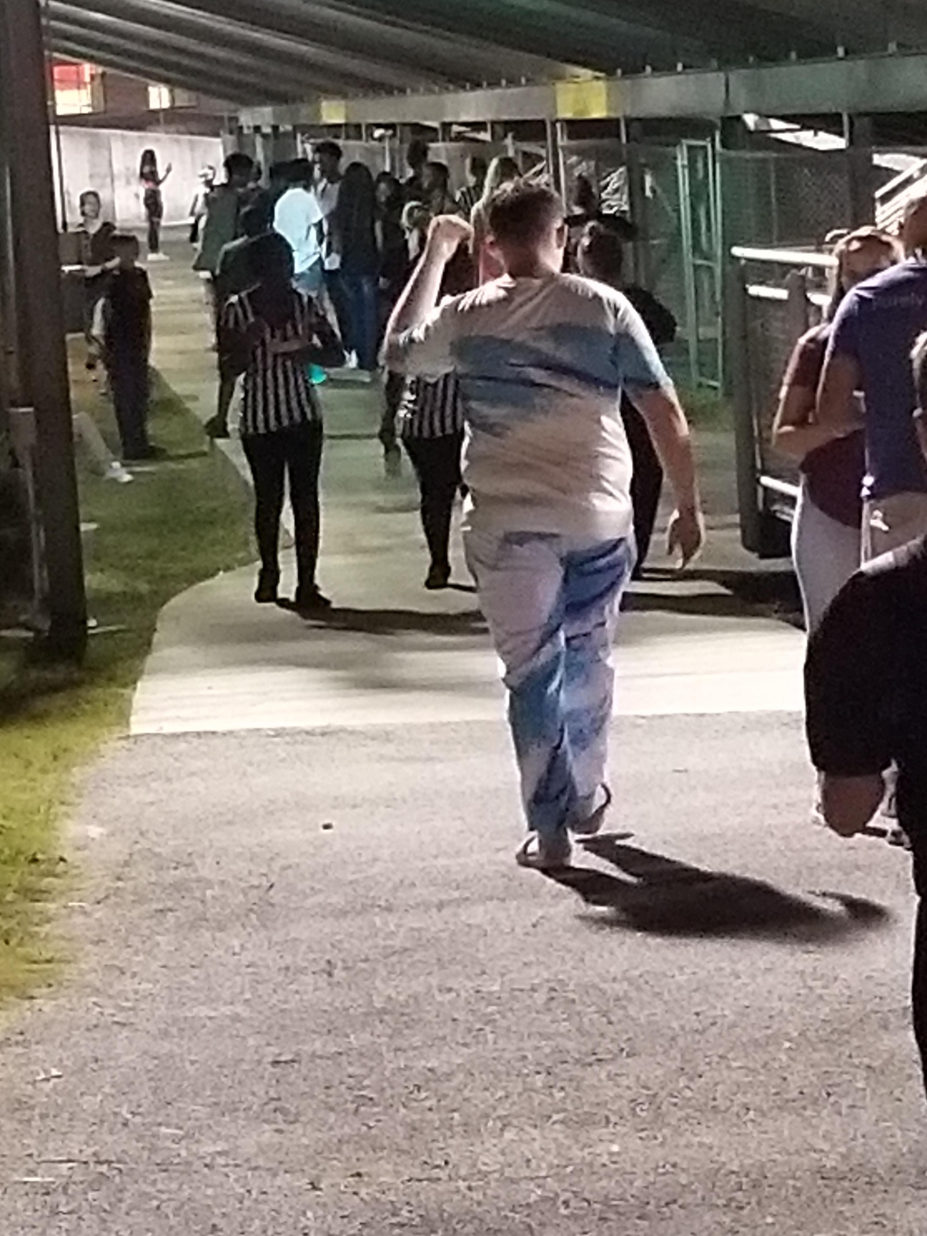 This dude is dressed like a 90's cafeteria cup.