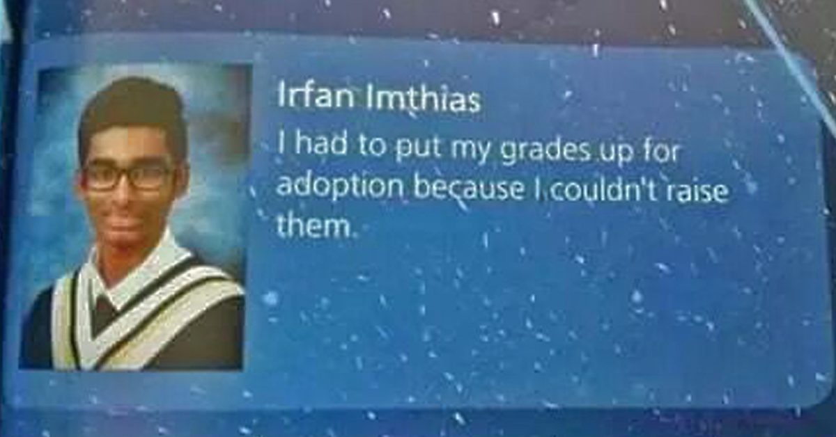 Yearbook quote .