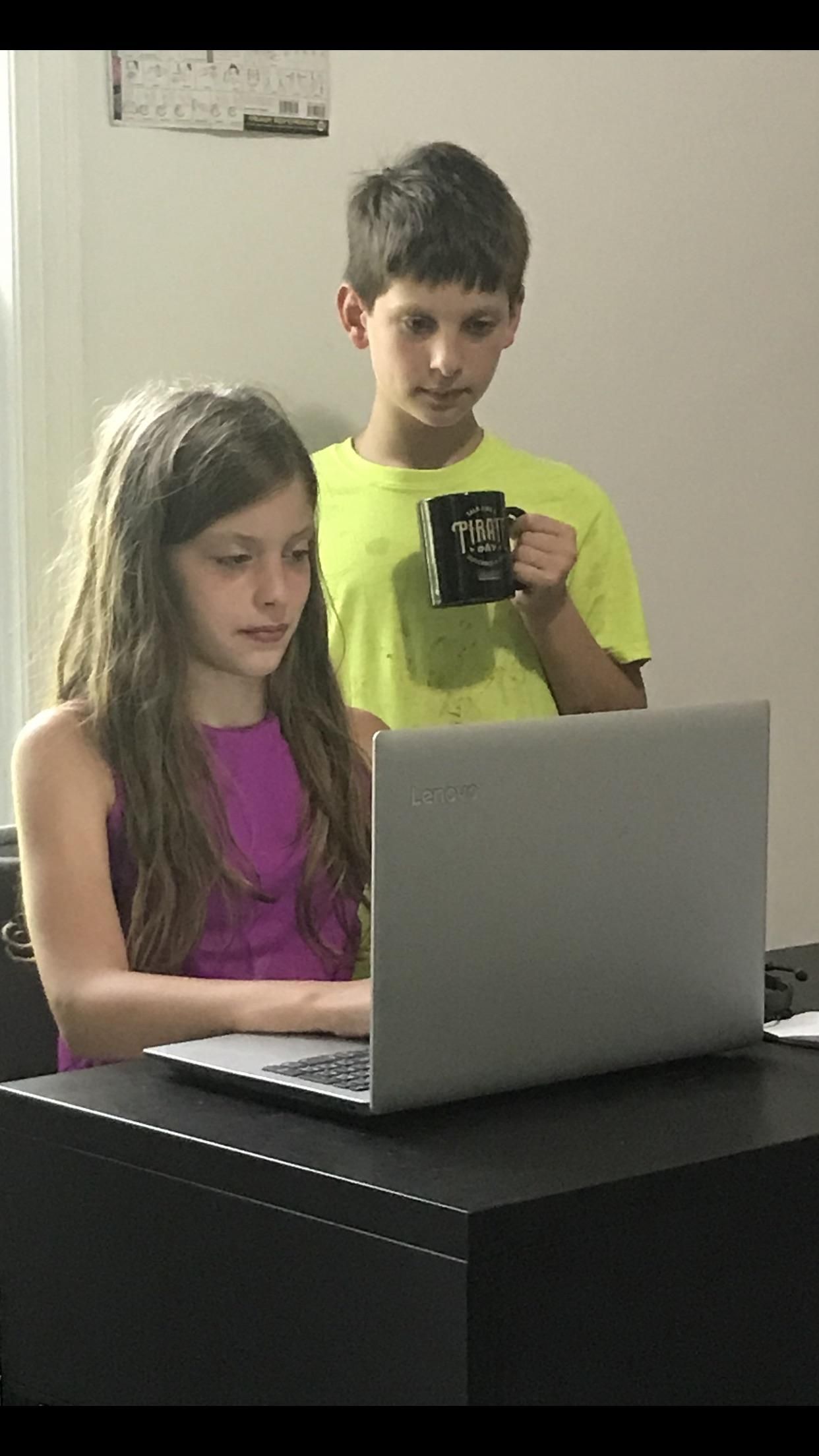 In their natural state, my kids are basically a children’s office stock photo
