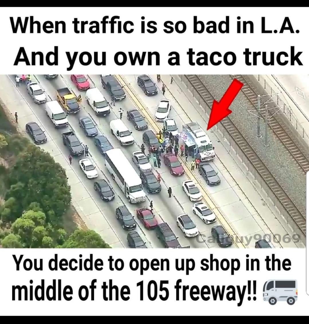 Tanker truck accident in LA had people stuck on the freeway for hours...