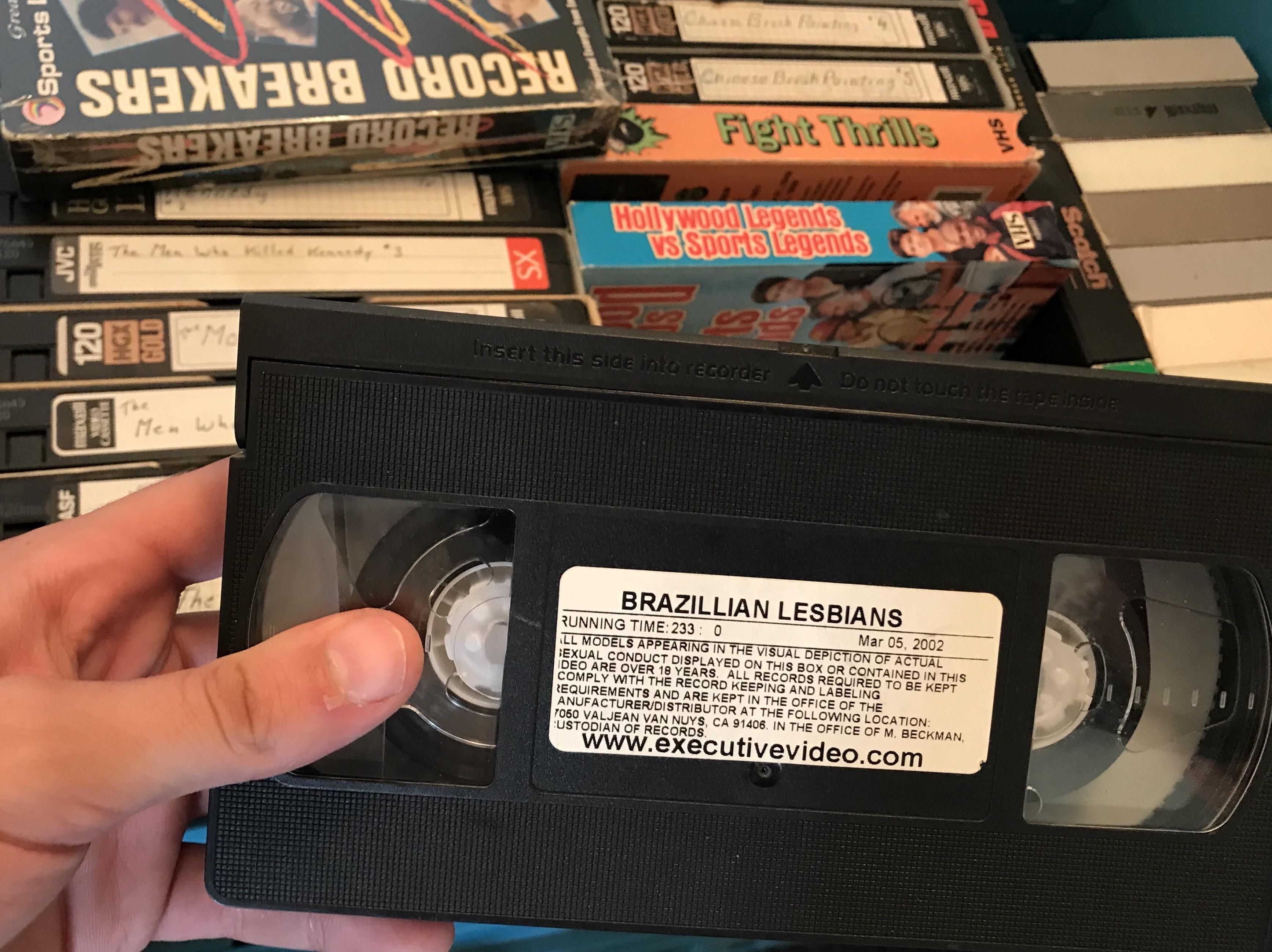 Grandfather is going into an assisted living home and I’m cleaning out his trailer for him. Found this gem among his hoarder VHS collection.