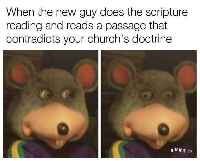 He done goofin'