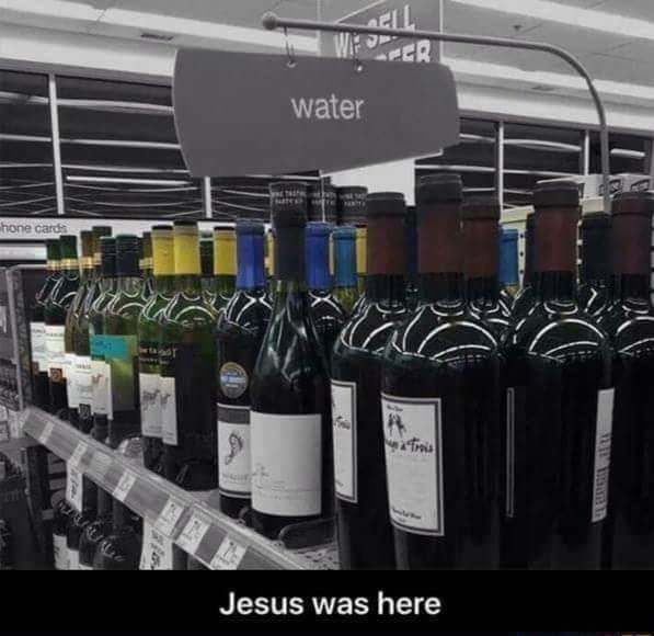 Damnit Jesus! My children are thirsty!