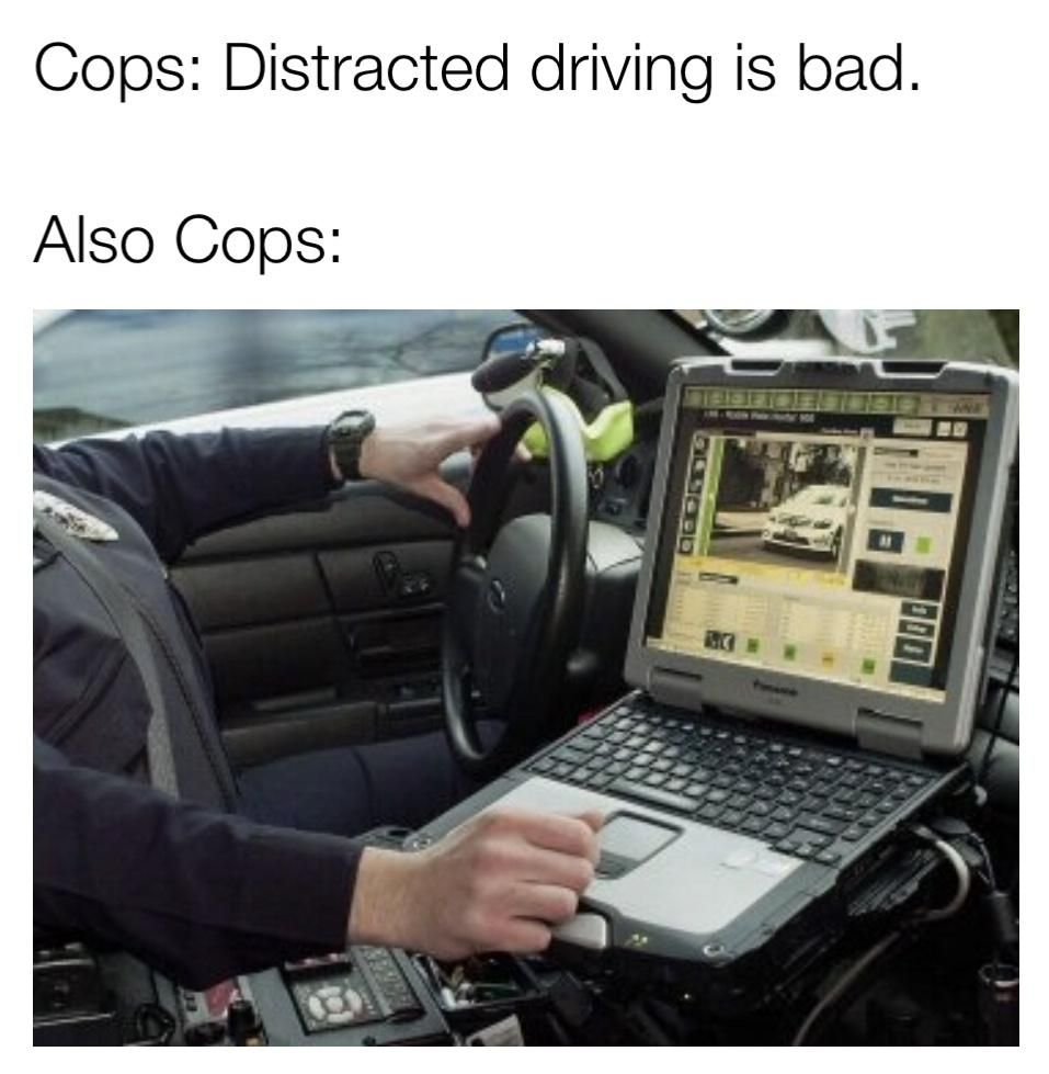Distracted... driv...