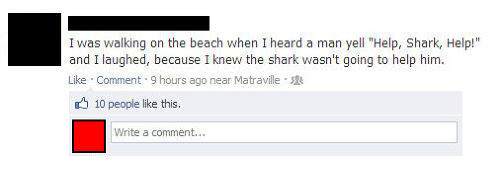 Poor misunderstood shark