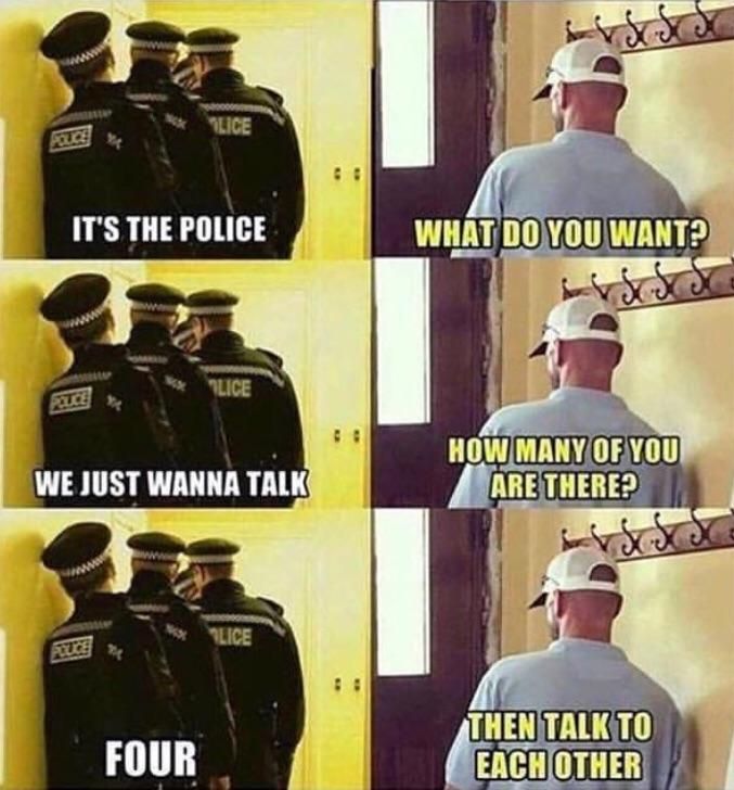 Best way to deal with the police
