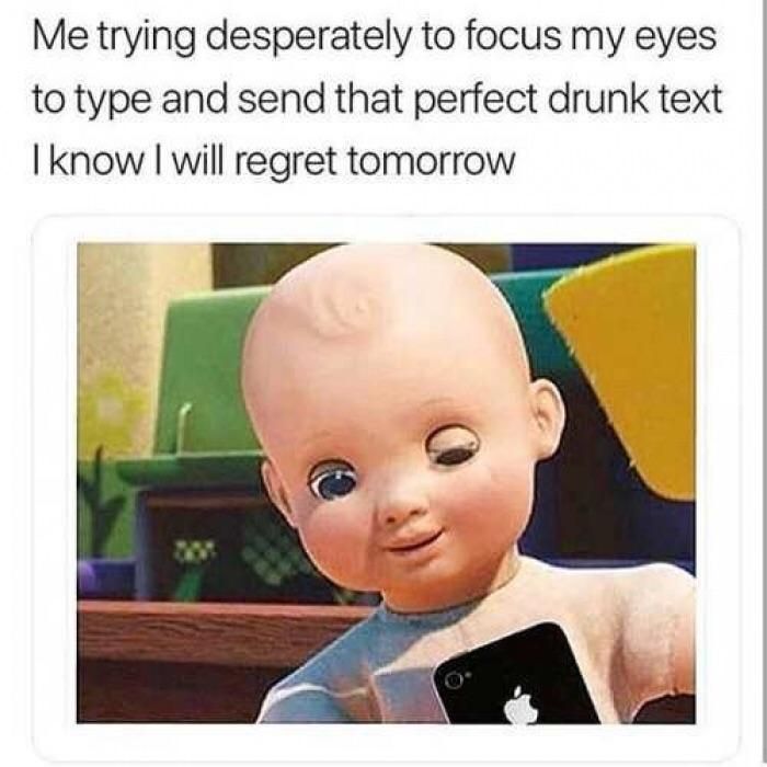 drunk text
