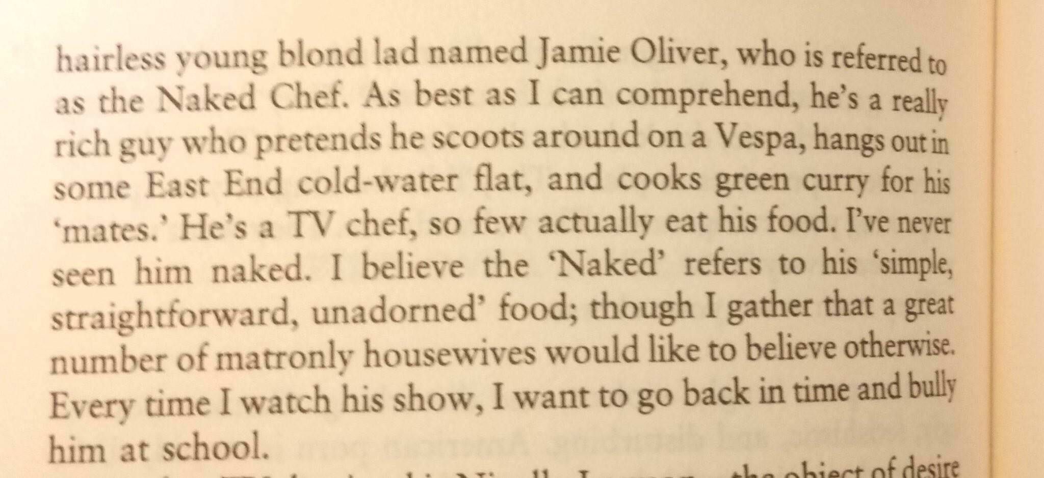 Anthony Bourdain on Jamie Oliver