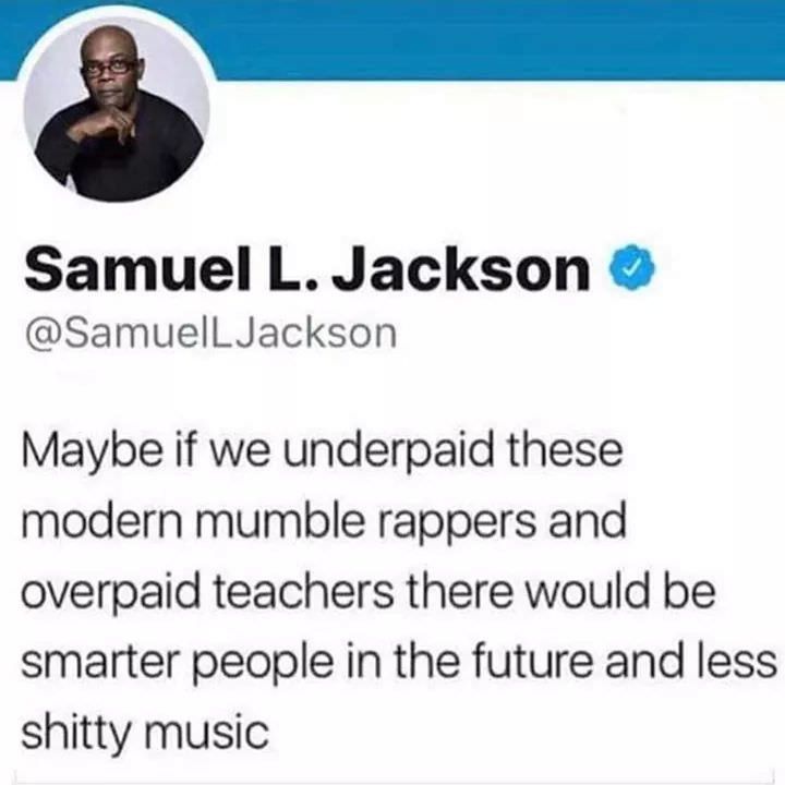 Samuel L. Jackson is a genius amongst man.
