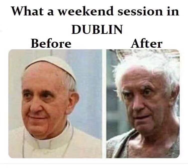 Pope's visit to Ireland got a bit out of hand