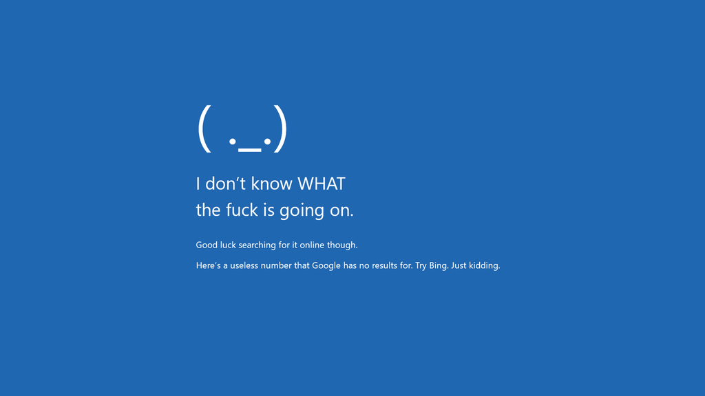 Blue Screen Of Death Windows 10