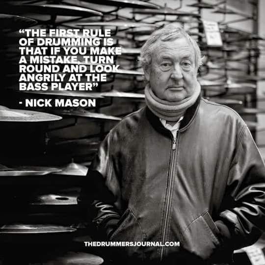 Nick Mason of Pink Floyd on being a drummer