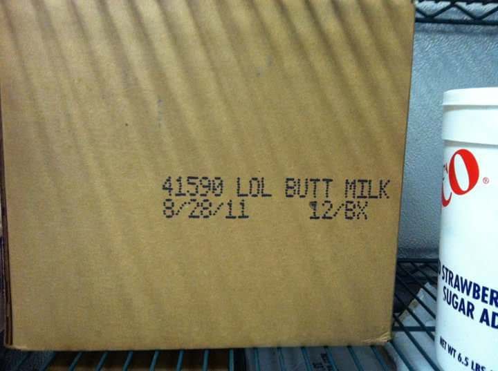I used to work at a restaurant that purchased Land O'Lakes Buttered Milk in bulk...